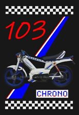 plaque tableau  "  PEUGEOT 103