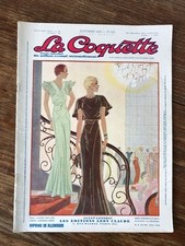 Genre Echo / La Mode Illustrée : REVUE LA COQUETTE # 250 (Novembre 1933)