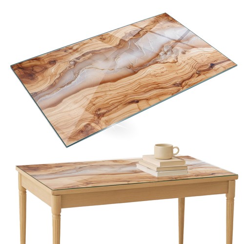 Plateau table verre pour - en,