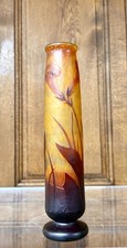 DAUM NANCY - VASE À DÉCOR DE