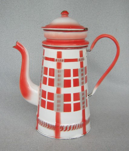 Ancienne cafetière tôle - cafetière,