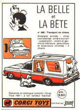 PUB VEHICULE MINIATURE  "