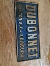 Tôle Publicitaire Dubonnet 