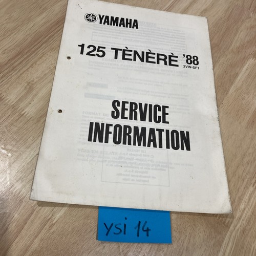 Yamaha 125 tènèrè 1988 - tènèrè,