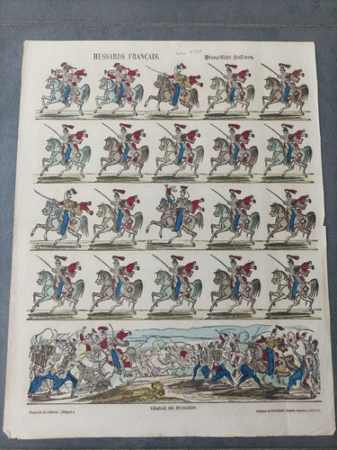Imagerie pellerin hussards - pellerin,