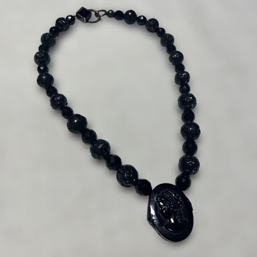 Collier pellini noir - noir, camée