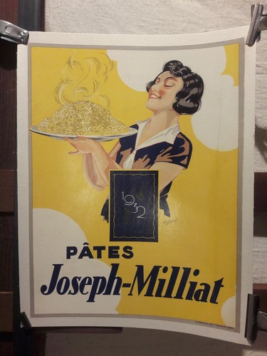 Affiche pates milliat jolie - affiche,