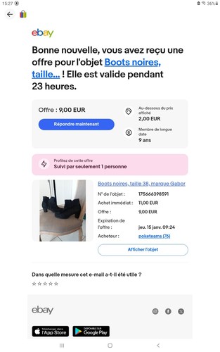 Boots couleur noire - de,