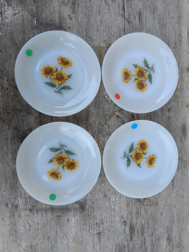 Lot assiettes à dessert - lot,