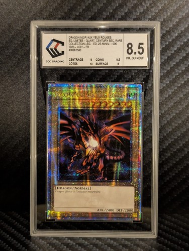 Dragon noir aux yeux rouges - dragon,