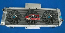 3ROW Aluminium Radiateur+Fans pour Renault Alpine A310 V6 2.7l 1977-1985 MT