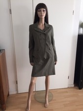 Tailleur jupe Cacharel vert kaki taille 42