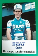CYCLISME carte cycliste VICENTE RIDAURA équipe SEAT ORBEA 1985