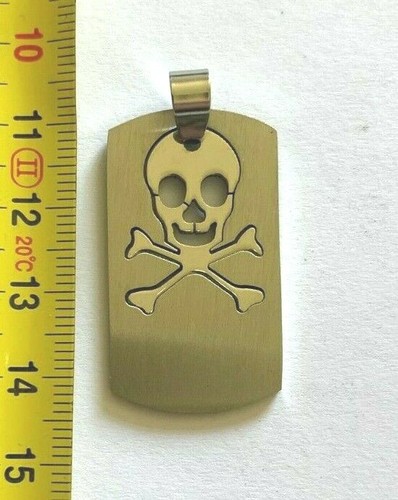 Pendentif tête mort 2 - pendentif;,