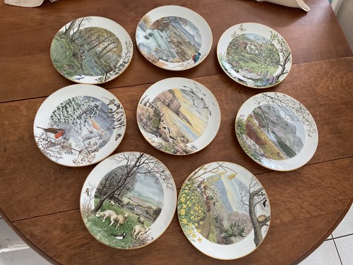 Lot assiettes porcelaine - 8,
