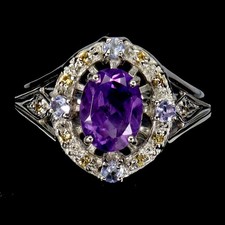 925 Bague en Argent Ovale