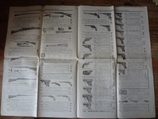 Ancien catalogue & tarif 1932 F GRASSET - Pistolet Fusil Munition - Paris