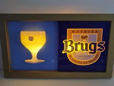 Enseigne lumineuse publicitaire Brugs décoration de bar