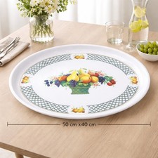 Grand plateau de service en