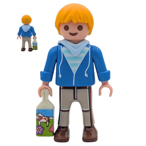 Figurine enfant bleu - /gris, jus