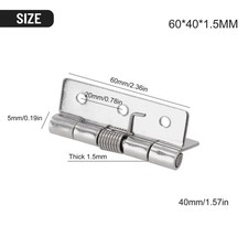 Charnière de porte à ressort