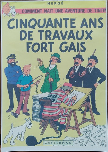Affiche hergé comment - -, hergÉ,