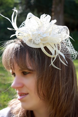 Serre tête bibi mariage fleur - serre,
