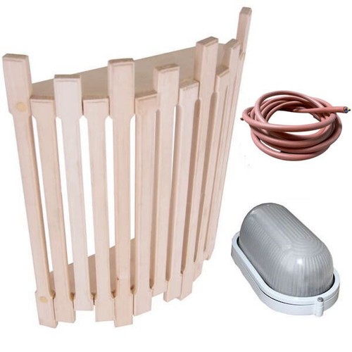 Lampe sauna set éclairage - lampe,