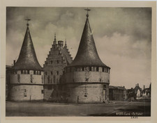 Belgique, Gand, le Rabot vintage print, Belgium Photomécanique  21x27  Cir