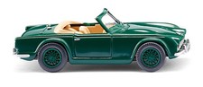 WIKING, TRIUMPH TR4 vert, échelle 1/87, WIK081506