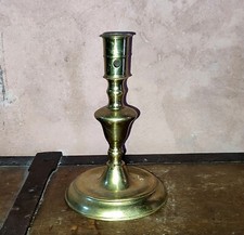 Bougeoir en bronze Haute Epoque 17EME CANDLESTICK LEUCHTER 17TH FLAMBEAU