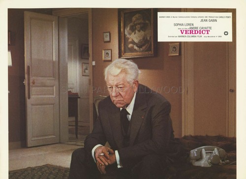 Jean gabin verdict 1974 lobby - gabin,