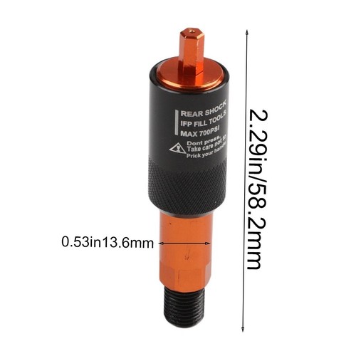 Needle type inflator - needle-type, fox