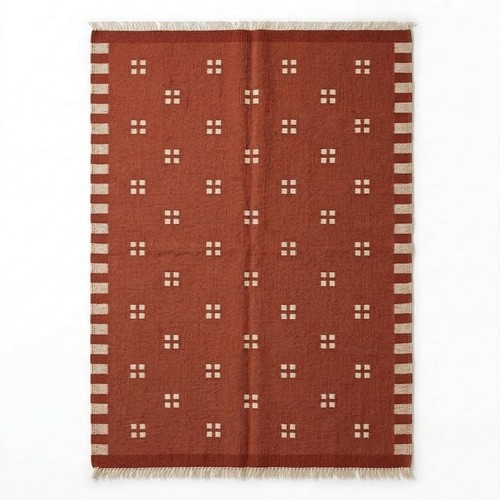 Tapis scandinave rouge