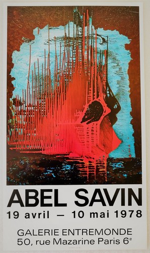 Abel savin affiche - savin, originale