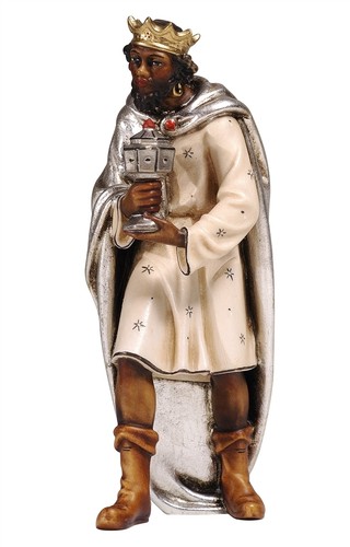 King balthazar statue wood - balthazar,