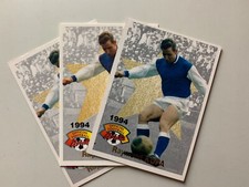 LOT 3 CARTES FOOTBALL PANINI - 1994 - EQUIPE DE FRANCE - RAYMOND KOPA