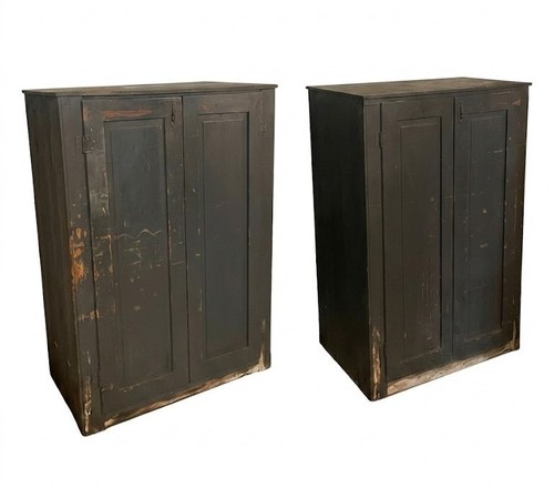 Paire meubles bas anciens - de,