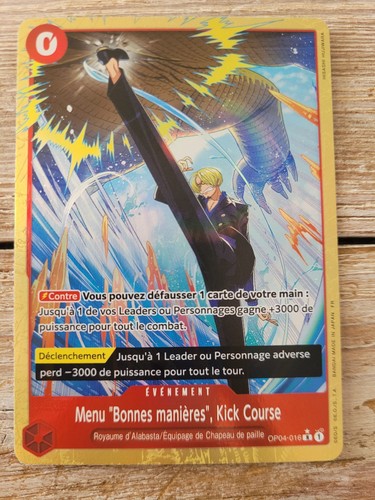 Carte one piece menu - one, ·