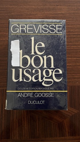 Bon usage maurice - bon,