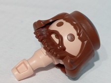 PLAYMOBIL TÊTE BARBE PERRUQUE