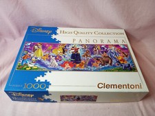 PUZZLE DISNEY FAMILY 1000 PIECES CLEMENTONI PANORAMA 33X98CM 100% COMPLET
