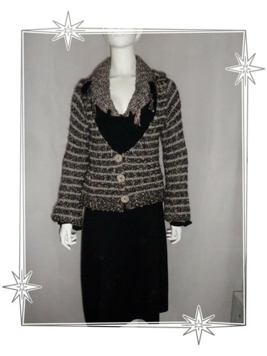 Robe fantaisie maille - f,