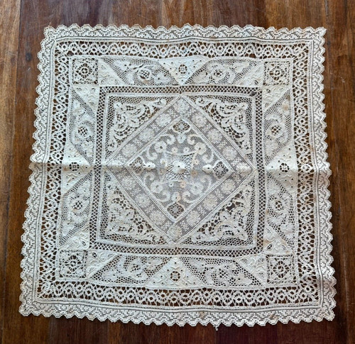 Dentelle ancienne beau - ,