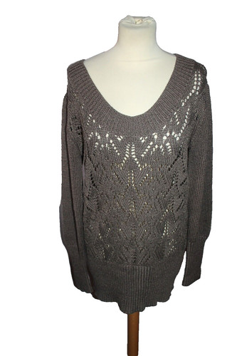 Pull long ajoure femme - long,