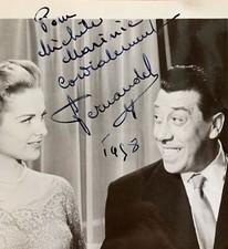 Photographie dédicacée par Fernandel