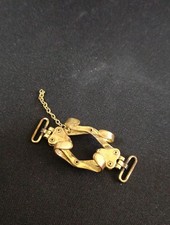 ANCIEN PORTE MONTRE A GOUSSET DE FEMME MÉTAL PLAQ OR