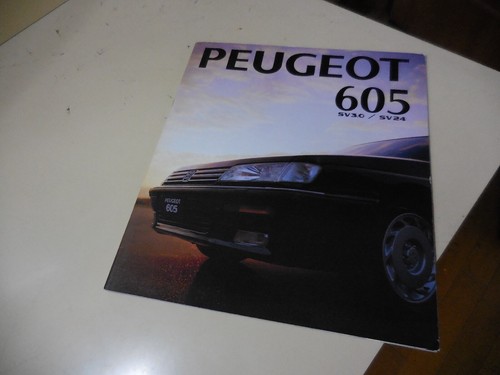Peugeot 605 japanese brochure - 605,