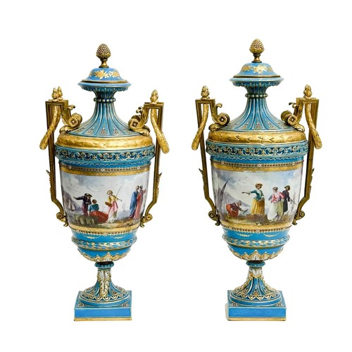 Pair sevres france hand - pair,