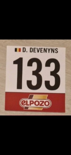 Dossard tour espagne vuelta